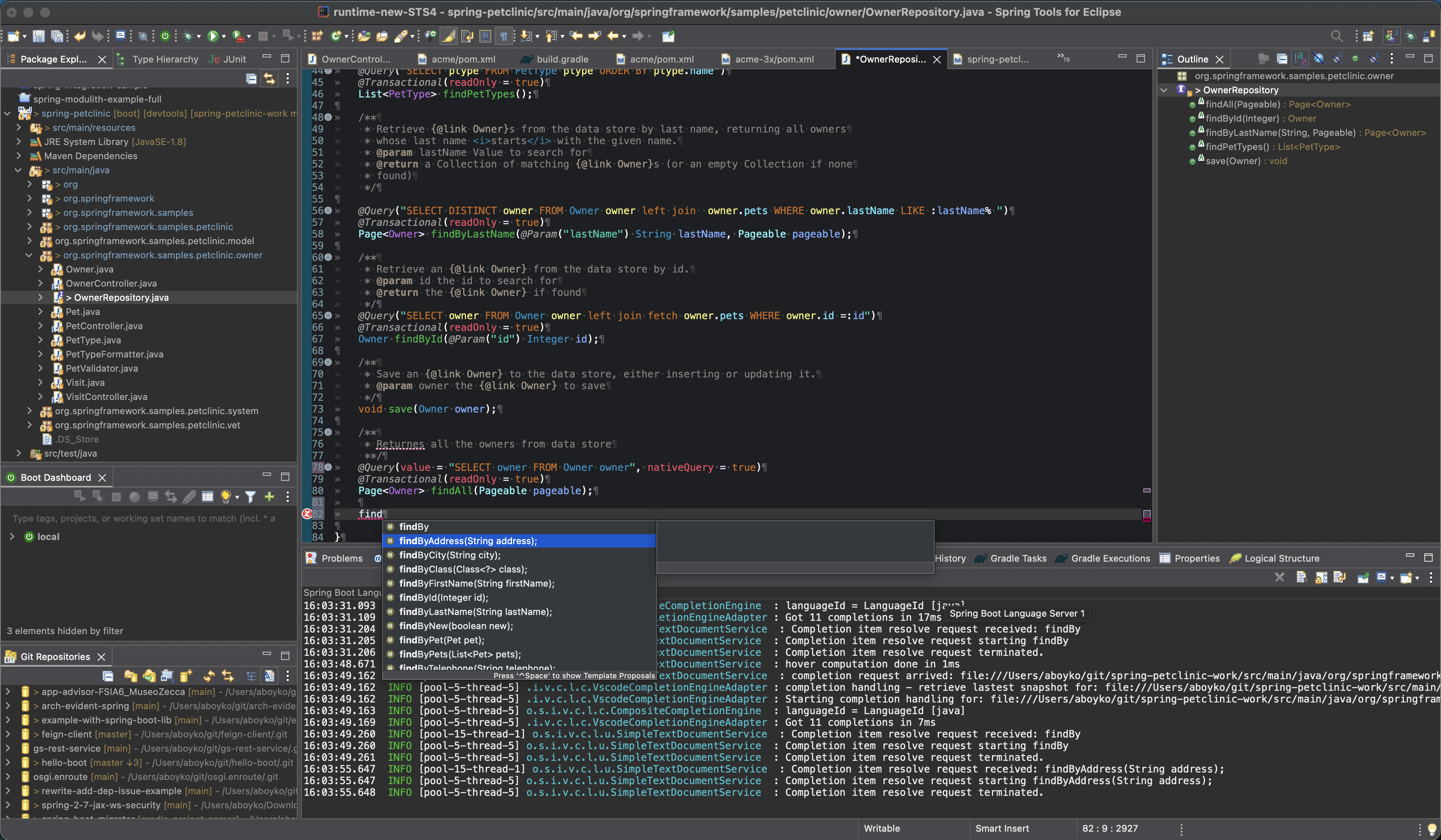 Spring Tools for Eclipse preview