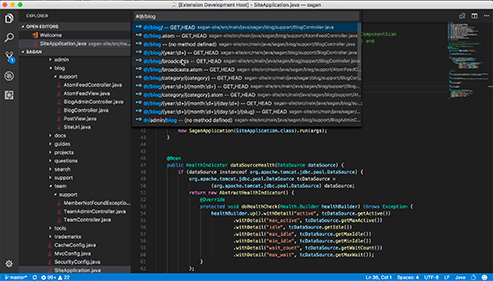 Spring Tools 4 for Visual Studio Code preview